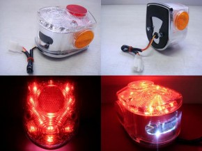 4Lモンキー/ダックス LEDテールランプAssy クリアー 4Lモンキー/ダックス LEDテールランプAssy クリアー