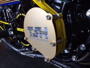 cbx400f cbr400f スタータープロテクター　モリワキタイプ CBX400F/CBR400F スタータープロテクターカバー ゴールド｜旧車