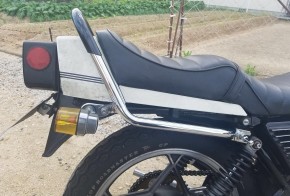RG250E 極太メッキタンデムバー ブラック｜旧車カスタム＆レストア