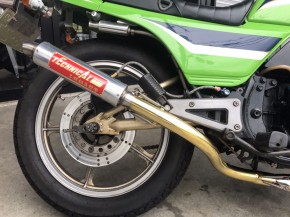 真鍮バッフル６４π Kawasaki z400FX ゼファー　z400gp Z400FXバイクの真鍮バッフルの魅力 | TikTok